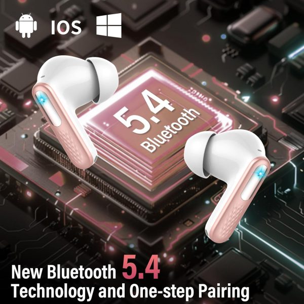 Wireless Earbuds, Bluetooth 5.4 Headphones In Ear with Multi... - Image 7