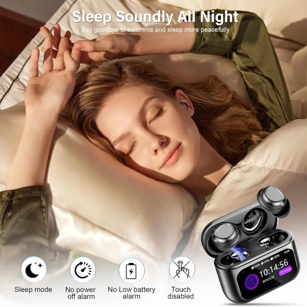 Wireless Sleep Earbuds with Smart Touch Screen, Bluetooth 5.... - Image 3
