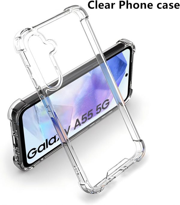 Compatible For Samsung Galaxy A55 Case, 5G Totill Crystal Cl... - Image 7