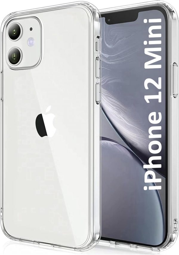 Crystal Clear Compatible With iPhone 12 Mini Case, [10X Anti... - Image 2