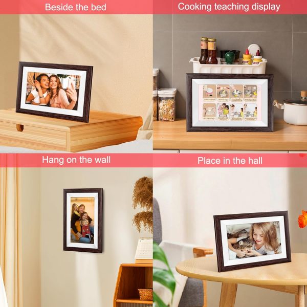 Hesmor 64GB Frameo Digital Photo Frame WiFi 10.1 Inch, 1280x... - Image 7