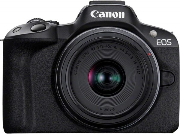 EOS R50 Black + RF-S 18-45mm F4.5-6.3 IS STM Lens Mirrorless... - Image 2