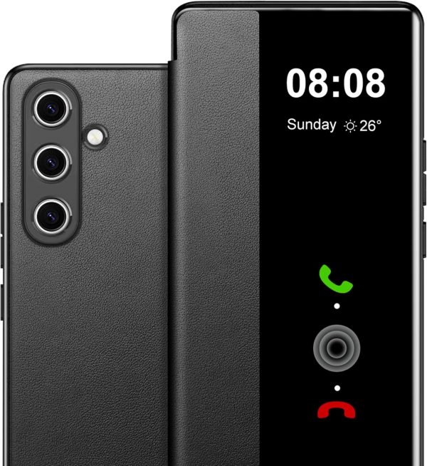 Flip Case for Samsung Galaxy A36 Case S View, Clear View Fol... - Image 2