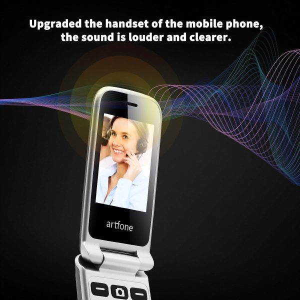 artfone CF241 Senior Flip Mobile Phone Unlocked, Big Button ... - Image 5