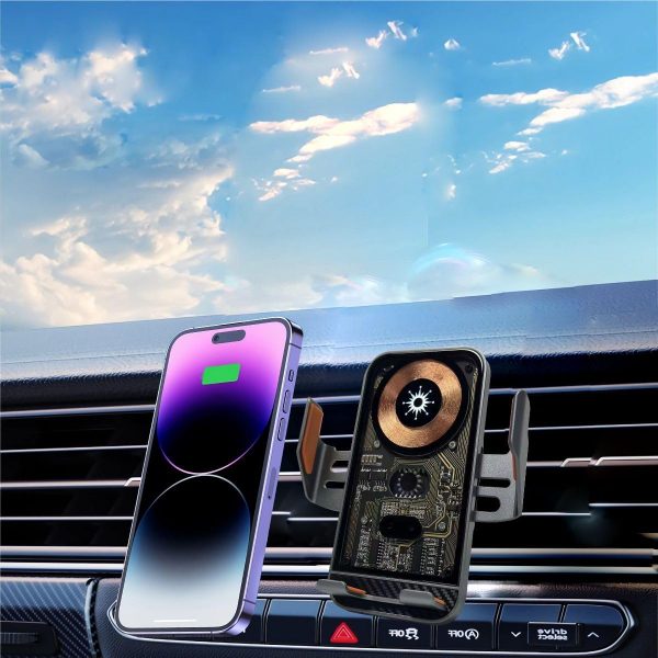 Car Phone Holder Wireless Charger, Wireless Car Charger Auto... - Image 8