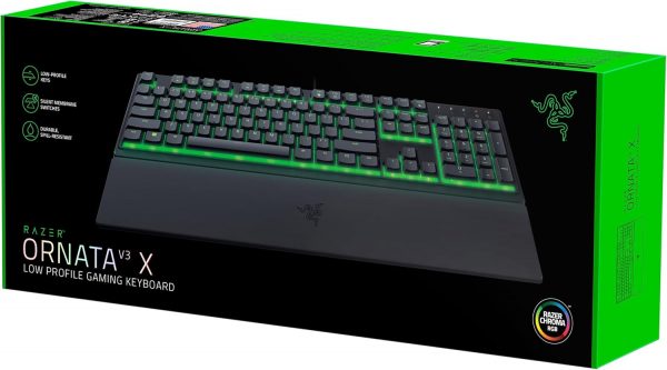 Razer Ornata V3 X - Low Profile Gaming Keyboard (Silent Memb... - Image 9