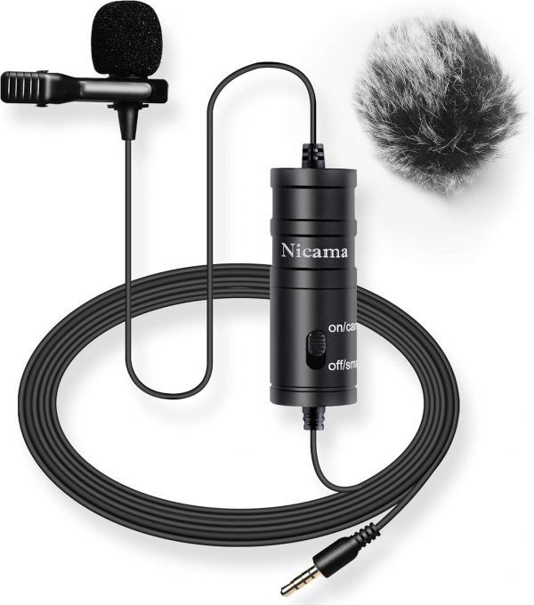Nicama LVM1 3.5mm Lavalier Lapel Microphone with Windscreen ... - Image 2
