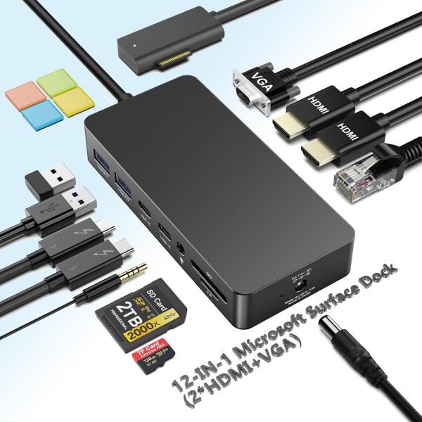 Microsoft Surface Pro Docking Station Triple Display Dual HD... - Image 2