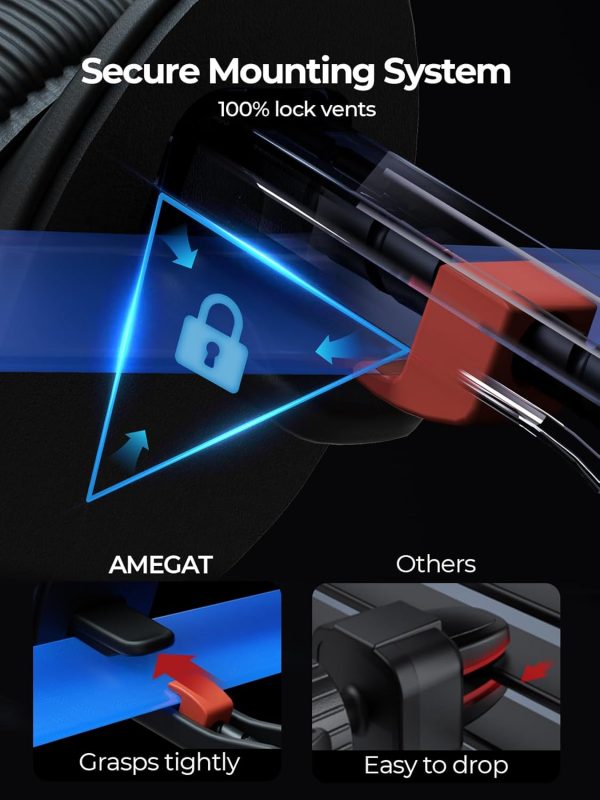 AMEGAT Car Mount Charger, Qi2 Certified 15W Ultra-Fast Magne... - Image 6
