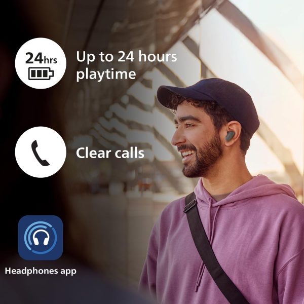 PHILIPS TAT3509GY Noise Cancelling True Wireless In Ear Blue... - Image 6