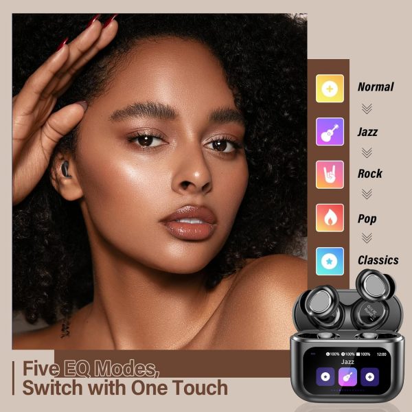 Wireless Sleep Earbuds with Smart Touch Screen, Bluetooth 5.... - Image 7
