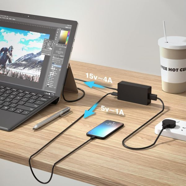 Surface Pro Charger,65W Microsoft Surface Pro Charger For Su... - Image 5