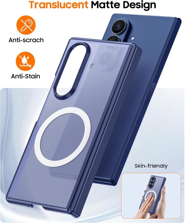 Vizvera Magnetic for Samsung Galaxy Z Fold 7 Case, Fit for M... - Image 6