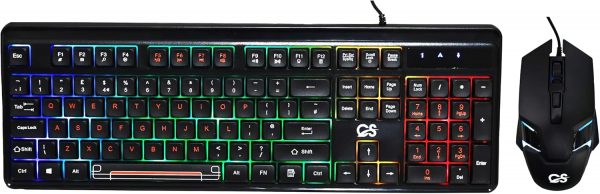 Computer Specialist LED Gaming Keyboard and Mouse Combo – Wi... - Image 9