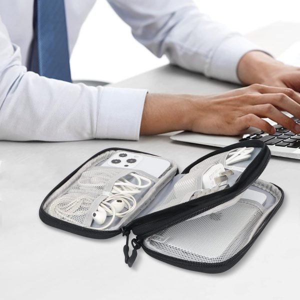 Simpolor Cable Organiser Bag, Double-Layer Electronics Acces... - Image 7