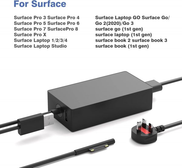 Surface Pro Charger,65W Microsoft Surface Pro Charger For Su... - Image 6