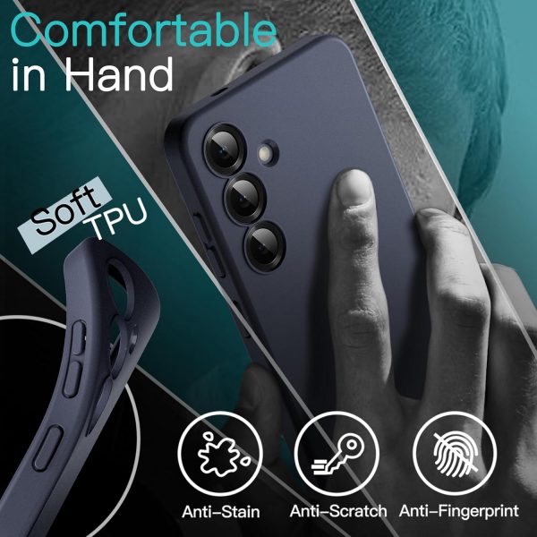 JETech Slim Fit Case for Samsung Galaxy S25 5G, Camera Lens ... - Image 7