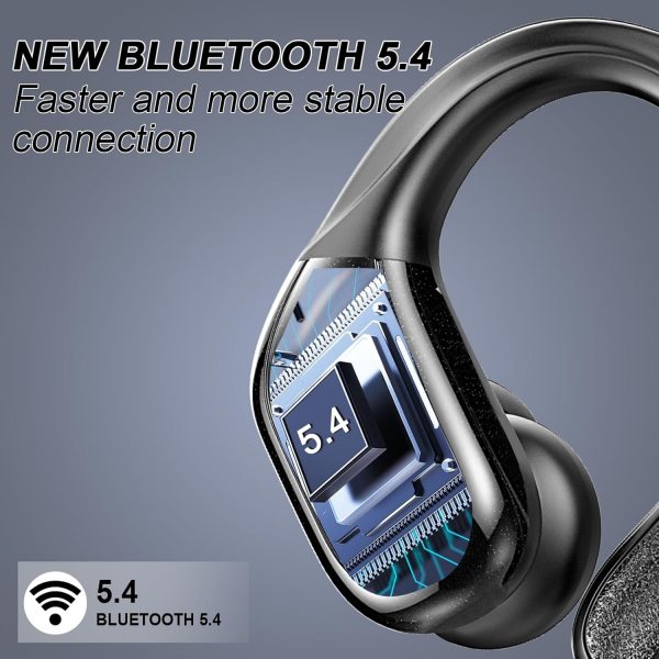 Rulefiss Wireless Earbuds, 75H Bluetooth 5.4 Headphones Spor... - Image 6