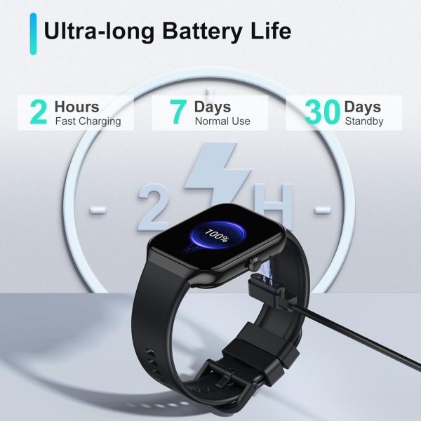 Smart Watch for Men Women Answer/Make Calls, 1.96" HD Fitnes... - Image 7