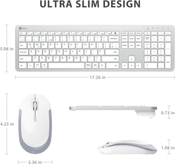 Wireless Keyboard and Mouse Set, iClever Keyboard and Mouse ... - Image 10
