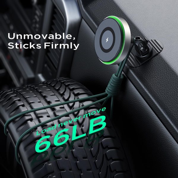 Wireless Car Charger, 15W Fast Charging, Hinyx Mag-safe Car ... - Image 9