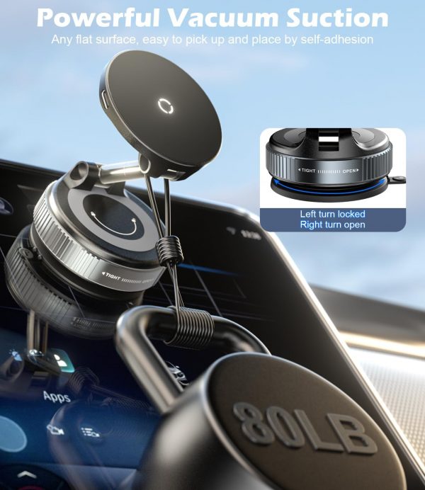 CloudValley 15W Wireless Car Charger Mount, Upgraded Nano Ge... - Image 6