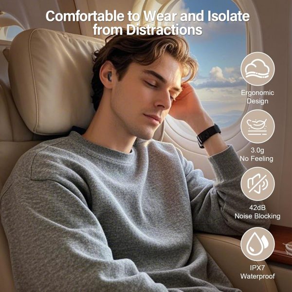 Wireless Sleep Earbuds with Smart Touch Screen, Bluetooth 5.... - Image 6