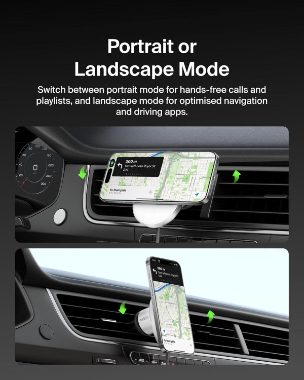 Belkin BoostCharge Pro Magnetic Wireless Car Charger with Qi... - Image 6