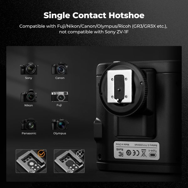 K&F Concept Camera Flash Light, Camera Speedlite GN12/5600K,... - Image 4