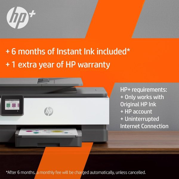 HP OfficeJet 8022e All in One colour printer with 6 months o... - Image 4