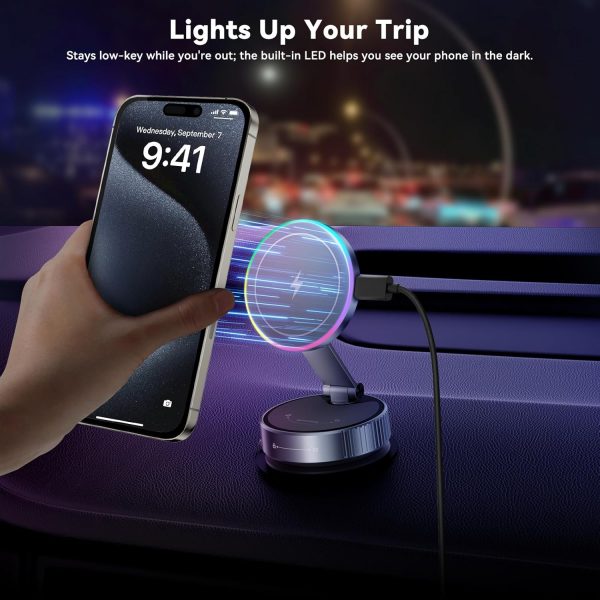 CloudValley for MagSafe Car Mount Charger, 15W Wireless Rapi... - Image 9