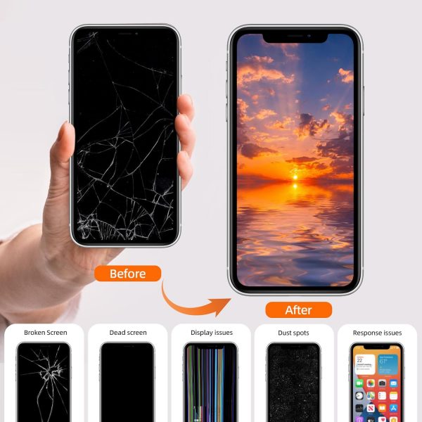 DTD Display for iPhone XS Replacement Screen Black, 5.8" LCD... - Image 6