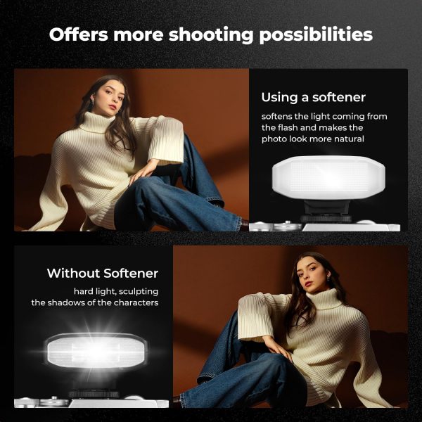 K&F Concept Camera Flash Light, Camera Speedlite GN12/5600K,... - Image 6