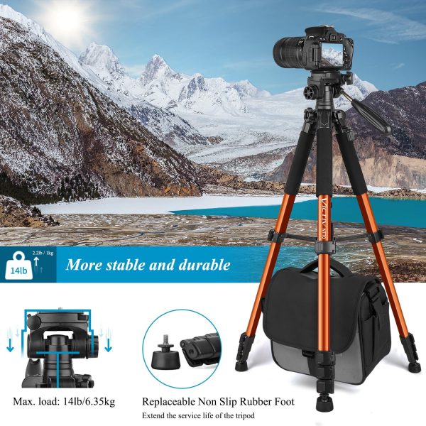 Victiv Tripod for Camera 72inch, Lightweight Aluminum Tripod... - Image 5