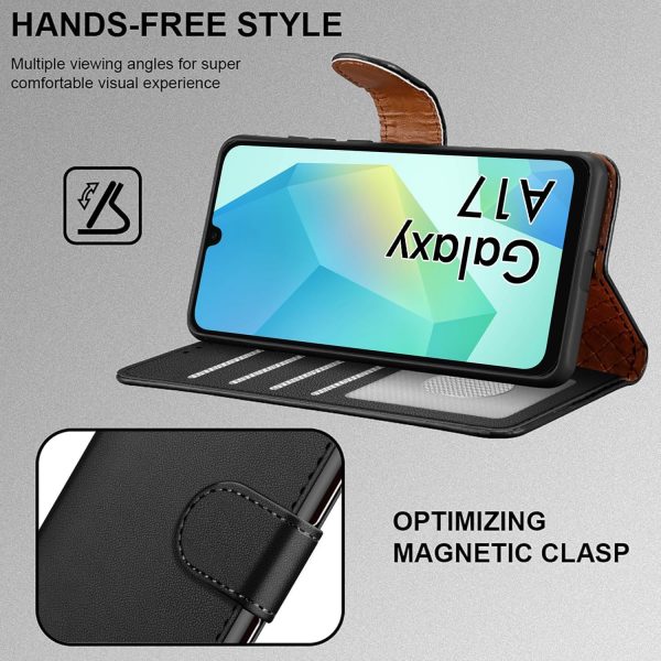 iCatchy for Samsung A17 5G Case with 4 Card Slots Leather Wa... - Image 5