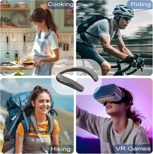 KozyOne Neckband Bluetooth Speaker, Neck Wireless Wearable S... - Image 7