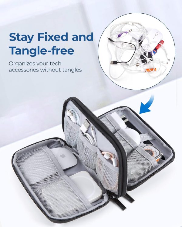 bagsmart Electronics Organizer Travel Case, Cable Organiser ... - Image 8