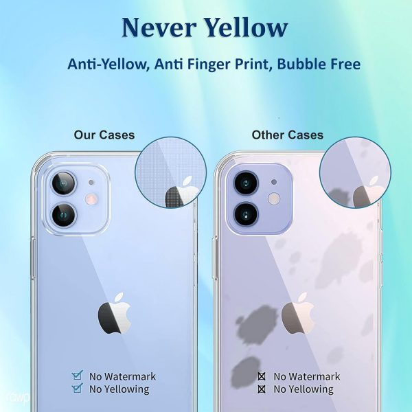 Crystal Clear Compatible With iPhone 12 Mini Case, [10X Anti... - Image 6