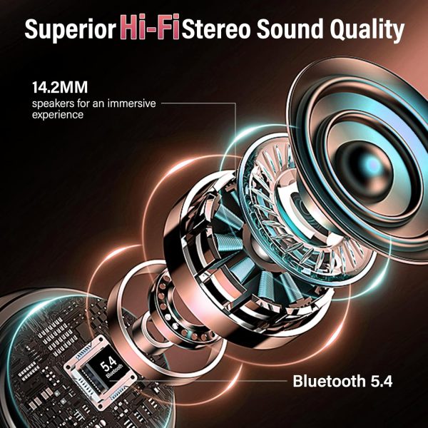 Wireless Earbuds, Bluetooth 5.4 Headphones In Ear with Multi... - Image 6