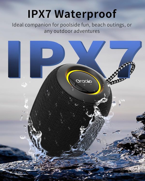 oraolo Mini Bluetooth Speaker, IPX7 Waterproof Portable Spea... - Image 3