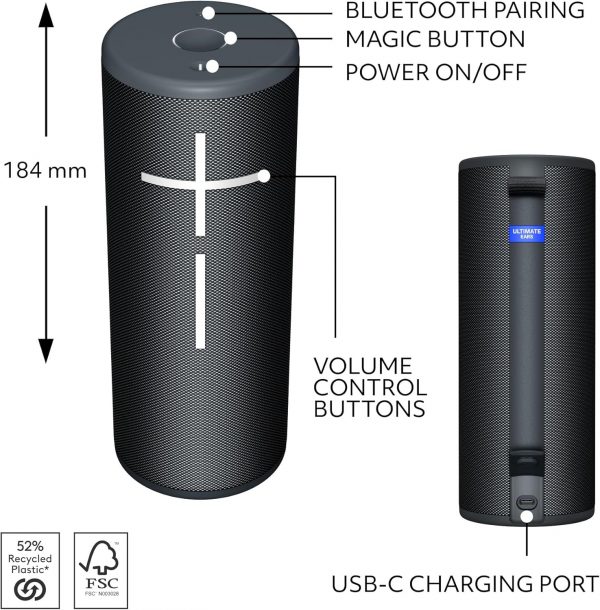 Ultimate Ears BOOM 4 Portable Waterproof Bluetooth Speaker W... - Image 7