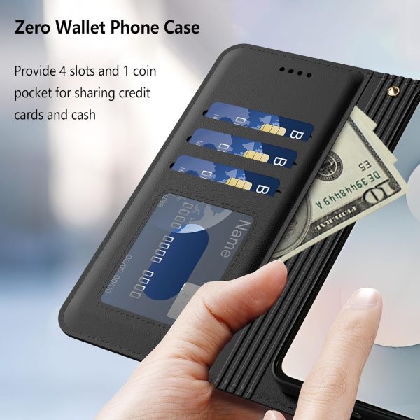 Aiziki For Samsung Galaxy S25 FE Phone Case, Leather Flip Ca... - Image 6