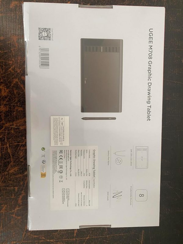 UGEE M708 Drawing Tablet,10x6in 3D Digital Graphics Tablet w... - Image 9