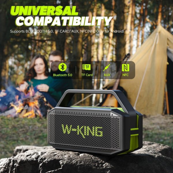 W-KING Bluetooth Speaker, 100W Peak 60W HD IPX6 Portable Spe... - Image 7