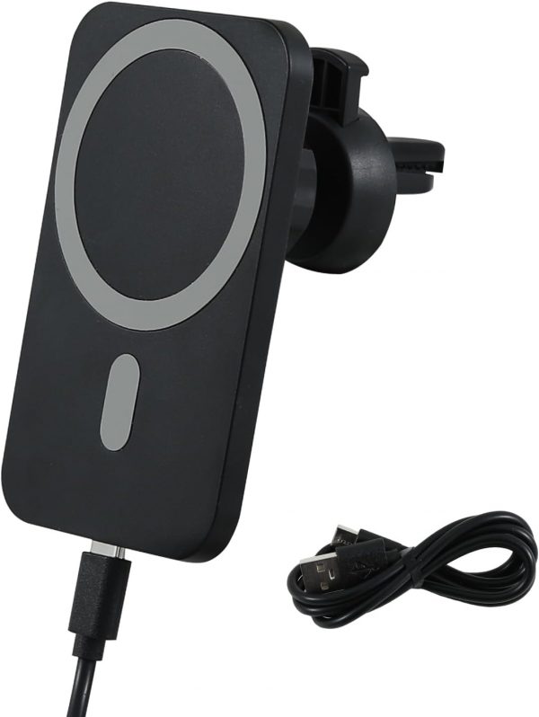 15W Car Phone Holder Wireless Charger, Compatible With Magsa... - Image 2