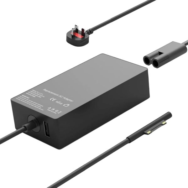 SCOVEE 65W Surface Pro Charger,Compatible Microsoft Surface ... - Image 2