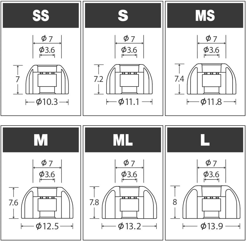 AZLA SednaEarfit MAX Standard 2 pairs (ML) - Earbud Tips for... - Image 6
