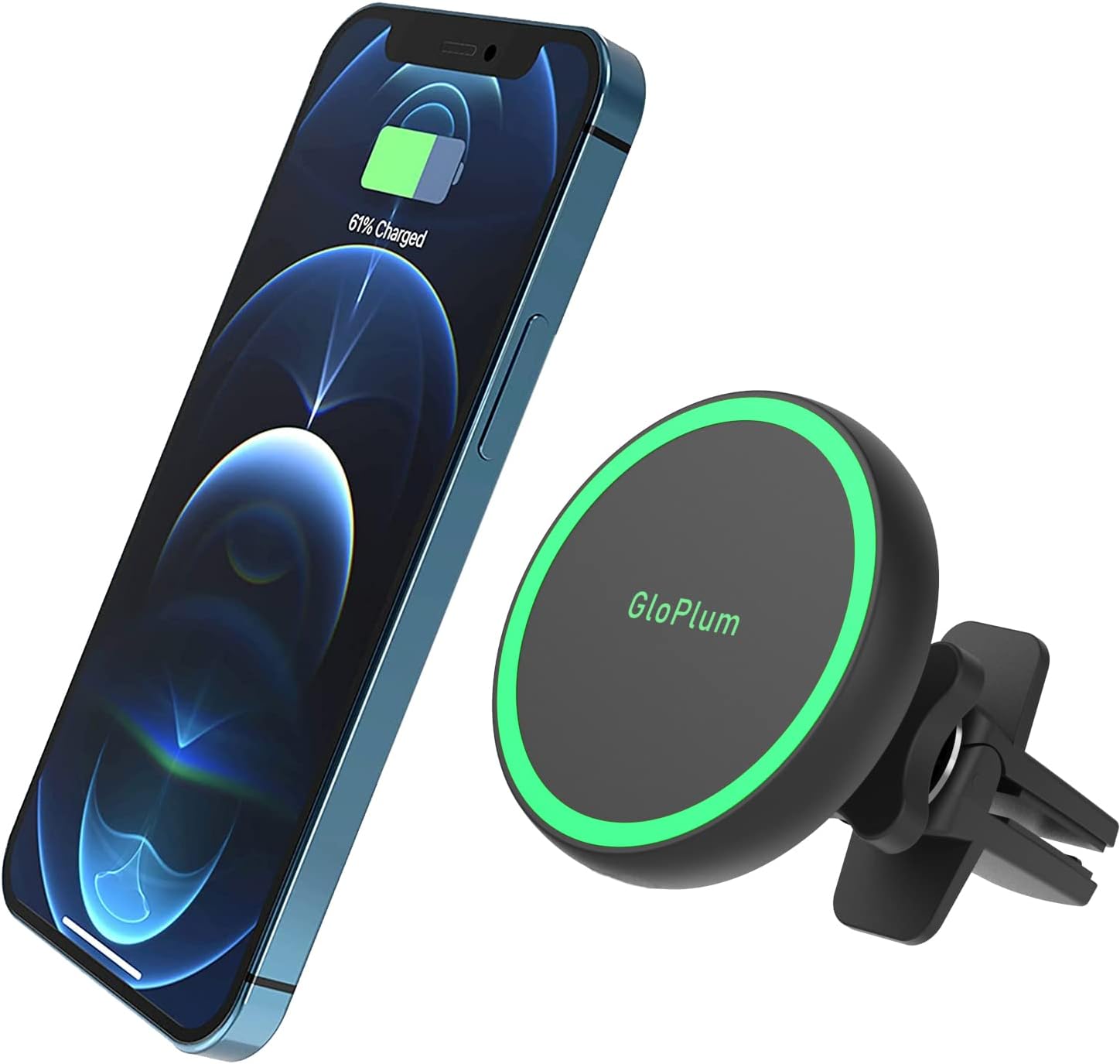 Gloplum ep0 Wireless Phone Holder Car Charger Compatible Wit... - Image 2