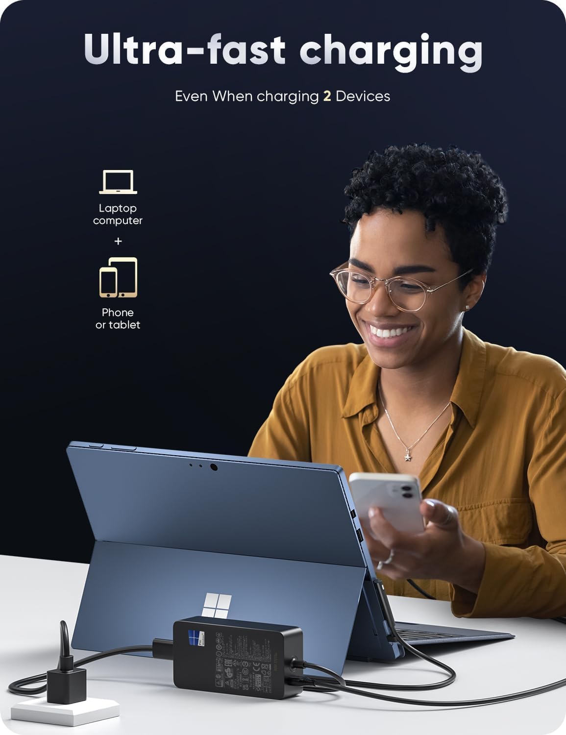 Surface Charger,102W Microsoft Surface Charger for Surface P... - Image 6