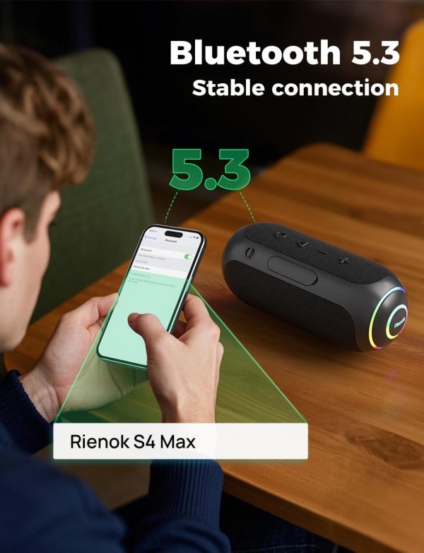 RIENOK Bluetooth Speaker 35W Wireless Portable Waterproof Sp... - Image 5